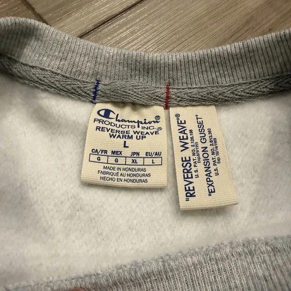 Champion Reverse Weave Rose Bowl 1992 UW vs. UMich Sweatshirt Large Crewneck - Picture 3 of 6